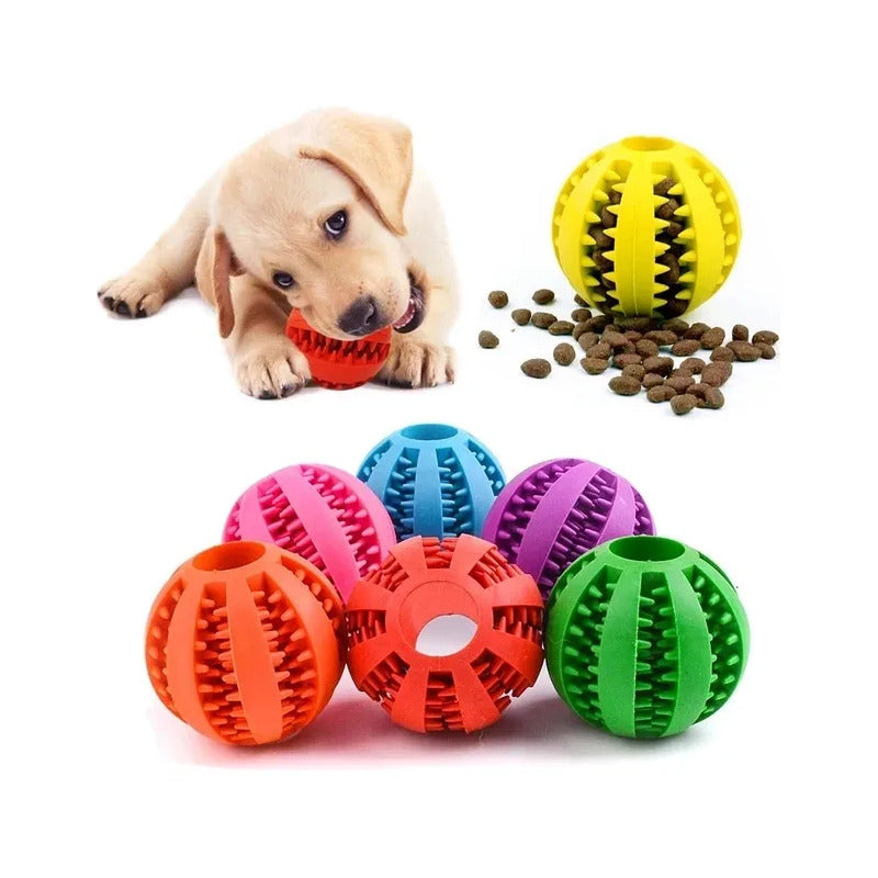 Pelota dentada limpieza dental