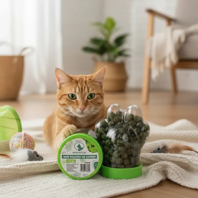 Mini bolitas de catnip