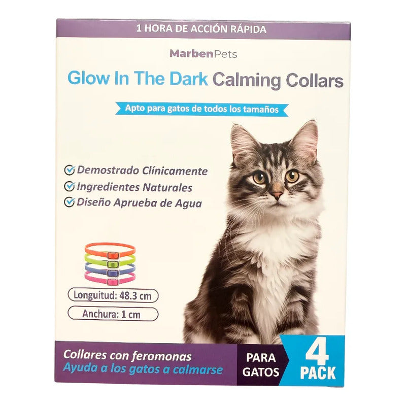 Collares calming 4 un fluorescente