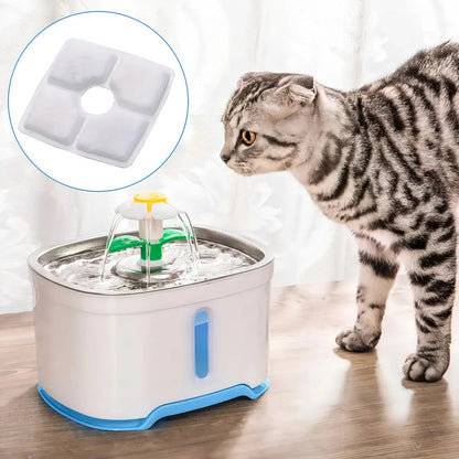 Filtros De Repuesto Para Fuente De Agua Para Mascotas 4 Unid Color Blanco