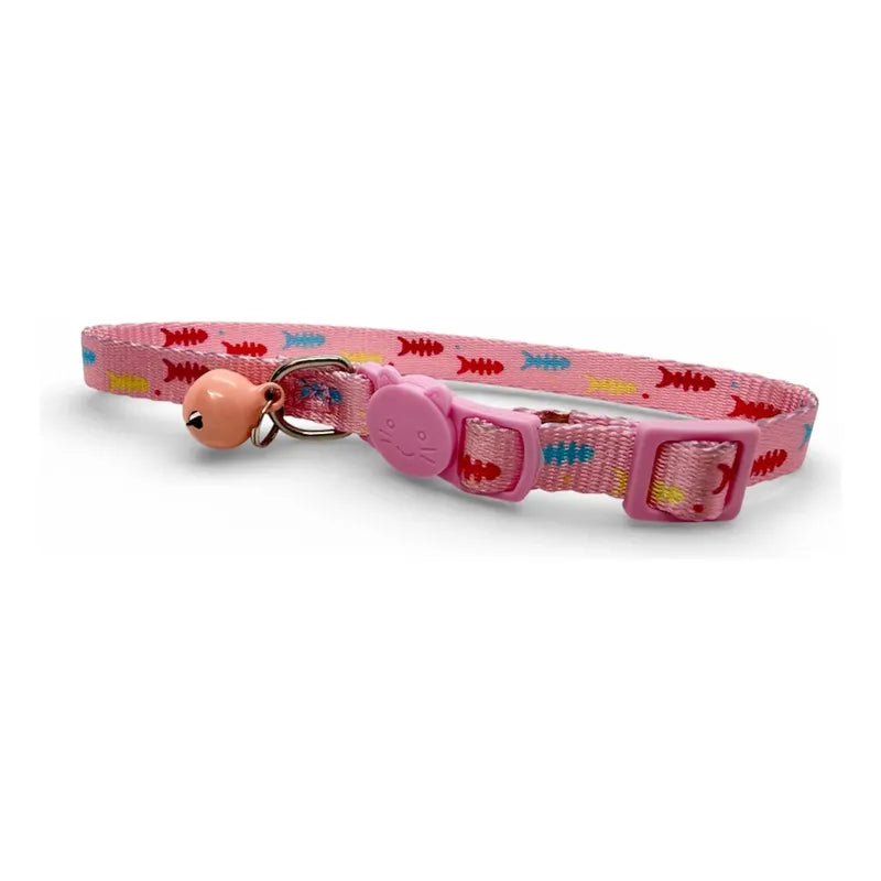Collar Para Gatos Anti Ahorque Con Diseños