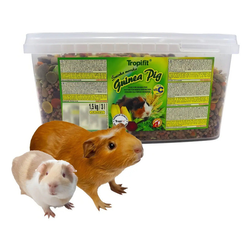 Alimento Cobayos Tropifit Guinea Pig 1.5kg Alfalfa Y Algarroba