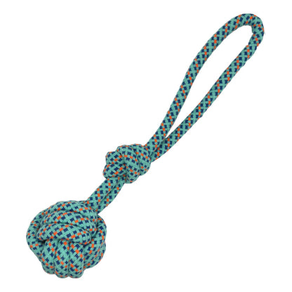 Pelota cuerda con nudo Xl celeste