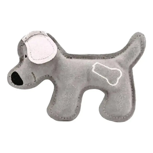 Peluche perrito de cuero
