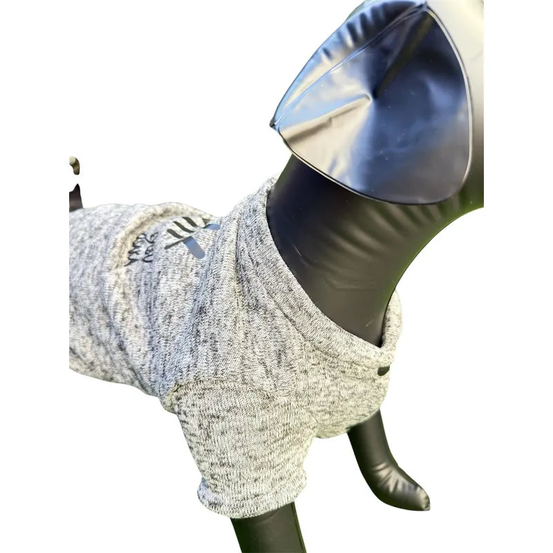 Chaleco diseño pez gris talla S