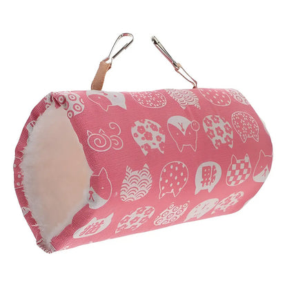 Cama de polar con ganchos Talla S rosa