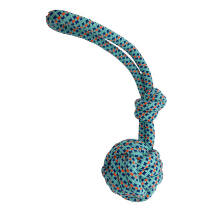 Pelota cuerda con nudo Xl celeste