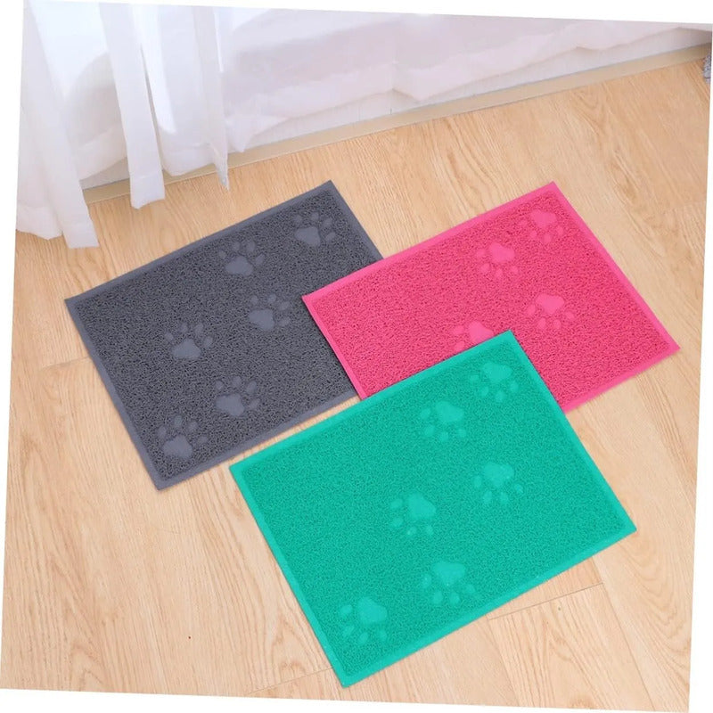 Alfombra multiusos con huellas