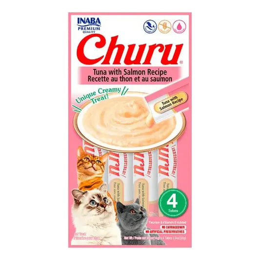 Churu sabor atún con salmón 4 tubos