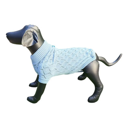 Chaleco tejido talla M celeste