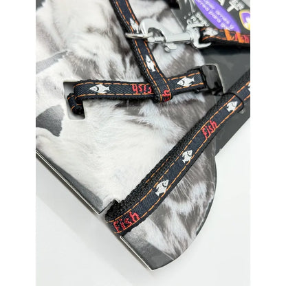 Arnés Con Correa Para Gatos Con Diseños Negro Jean