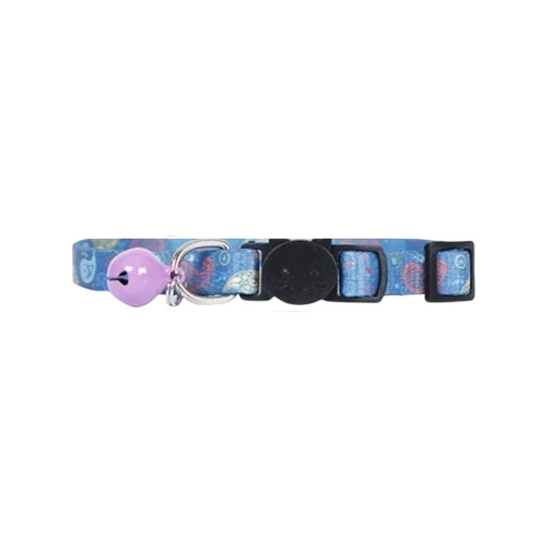 Collar Para Gatos Anti Ahorque Con Diseños