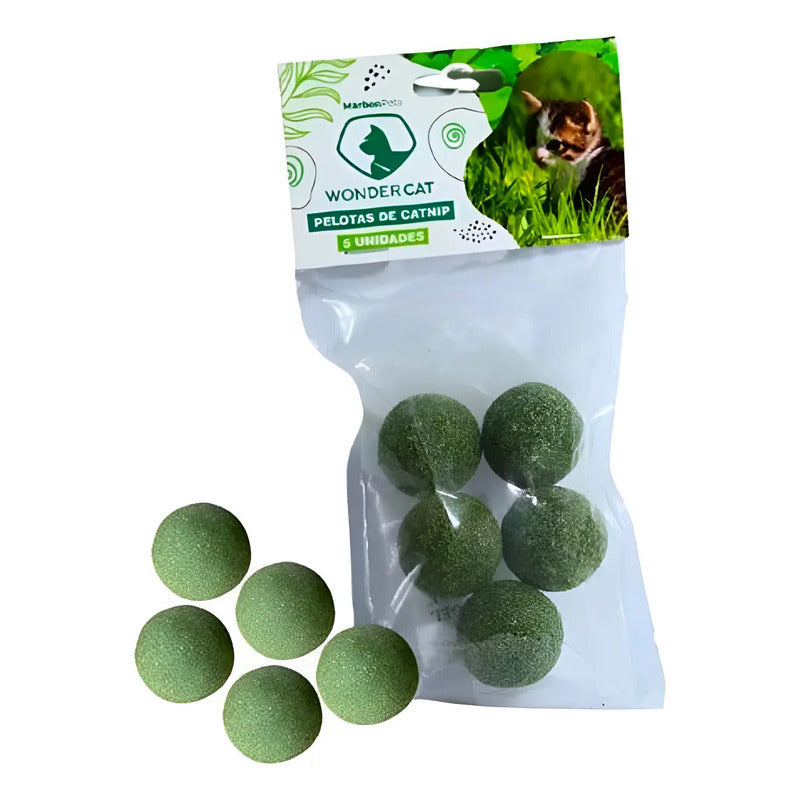 Set 5 bolitas de catnip