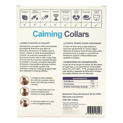 Collares calming 4 un fluorescente