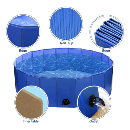 Piscina plegable Talla M 120x30 cm