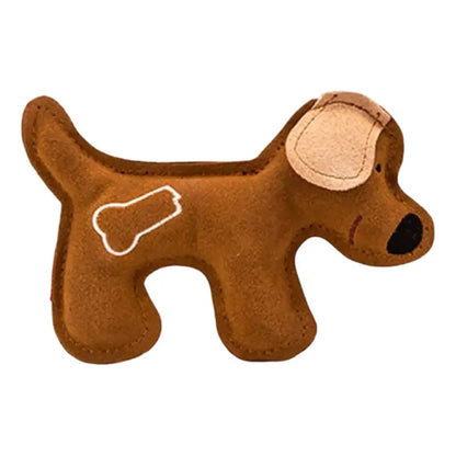 Peluche perrito de cuero