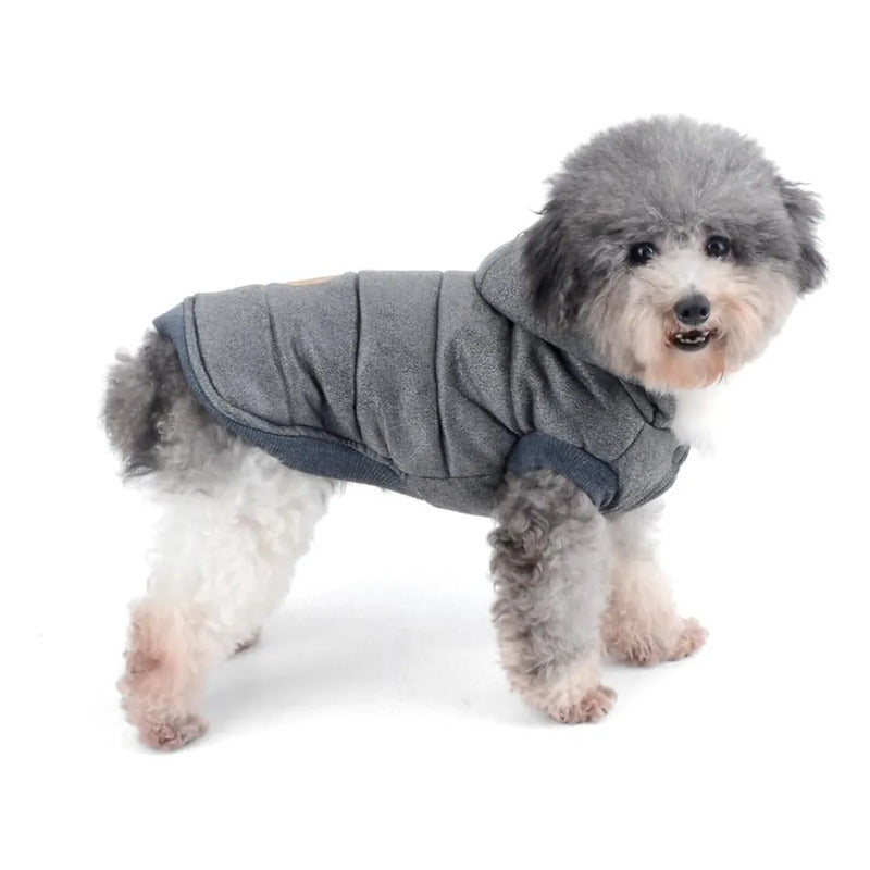 Parka Para Perros Acolchada Winter Talla L Gris