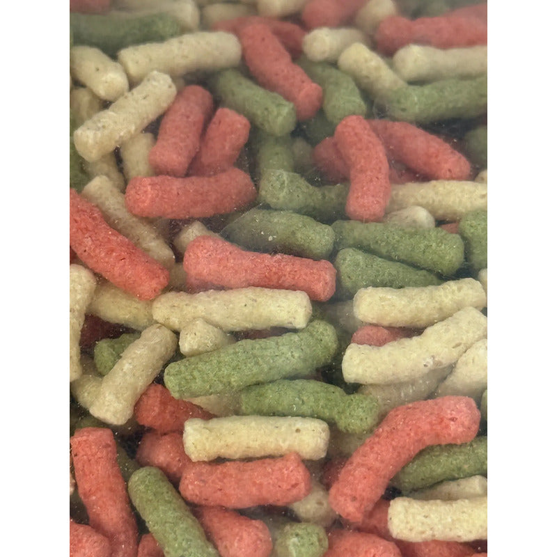 Alimento Pellet Para Peces Tortugas Mixto Tricolor 500 Gr