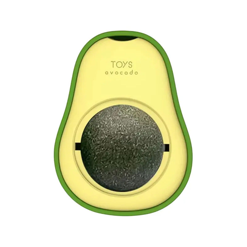 Palta con bola de catnip giratoria