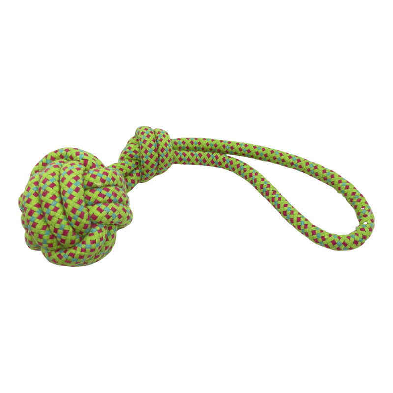 Pelota cuerda con nudo Xl verde