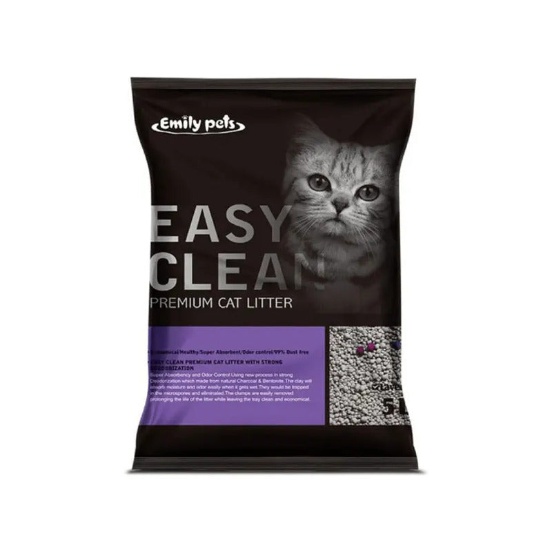 Arena Para Gatos Easy Clean 4 Kg Aglutinante Aromas