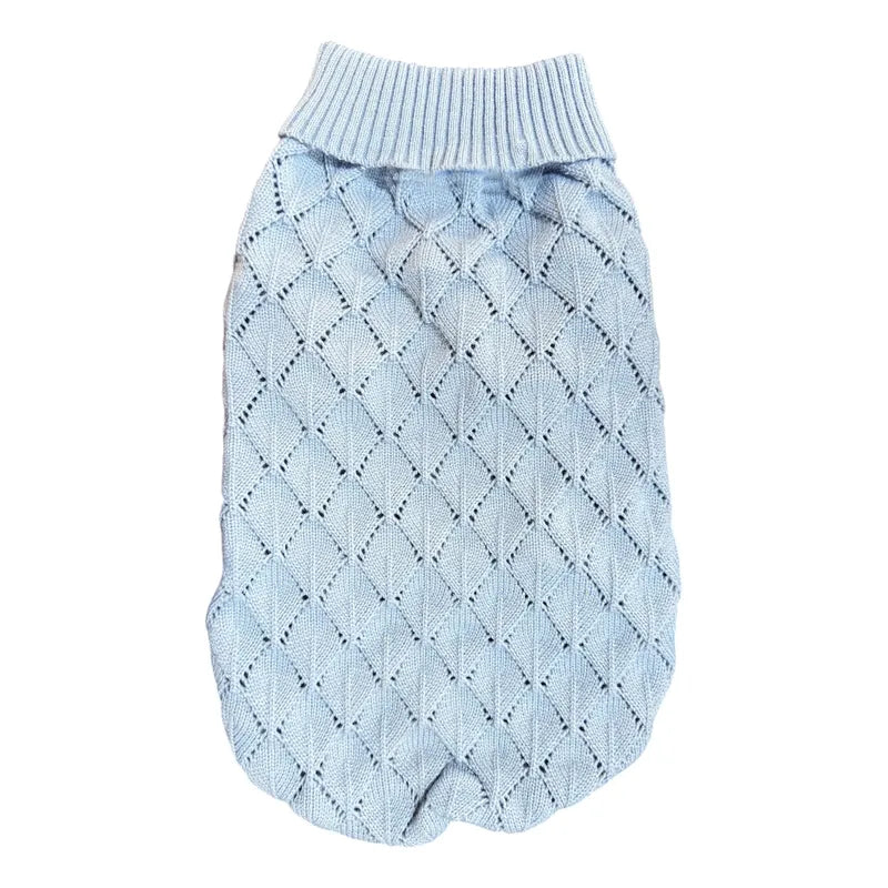 Chaleco tejido talla XXL celeste