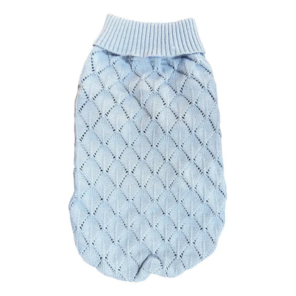 Chaleco tejido talla XXL celeste
