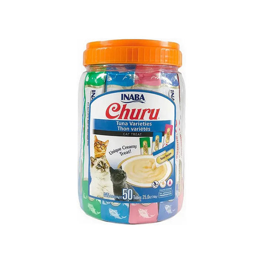 Balde Churu sabor atún variedades 50 tubos