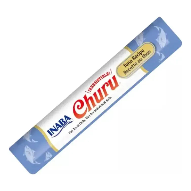 Snack Para Gatos Churu Sabor Atún Y Ostras 4 Tubos