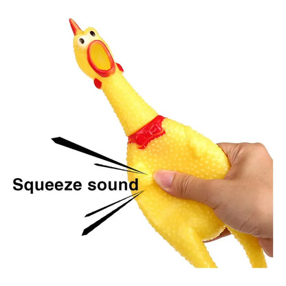 Juguete pollo chillón grande