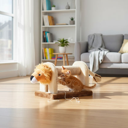 Rascador animalitos con sisal