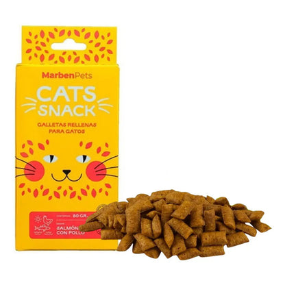 Galletas Para Gatos Cats Snack Rellenas Pack 12 Un