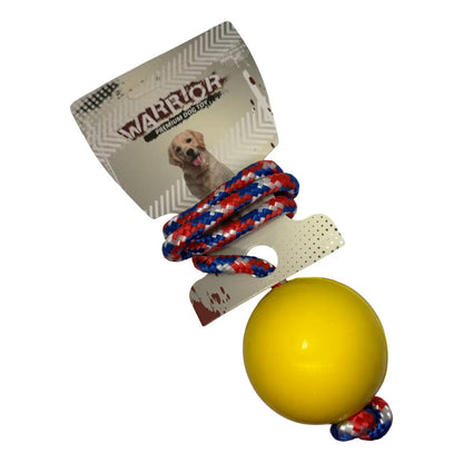 Juguete bola maciza con cuerda azul