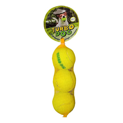 Pelotas de tenis Turbo Dog 3 Un