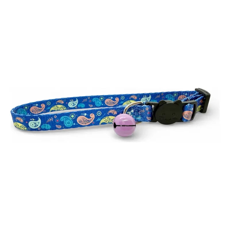 Collar Para Gatos Anti Ahorque Con Diseños
