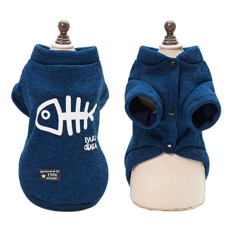 Chaleco diseño pez azul talla 3XL
