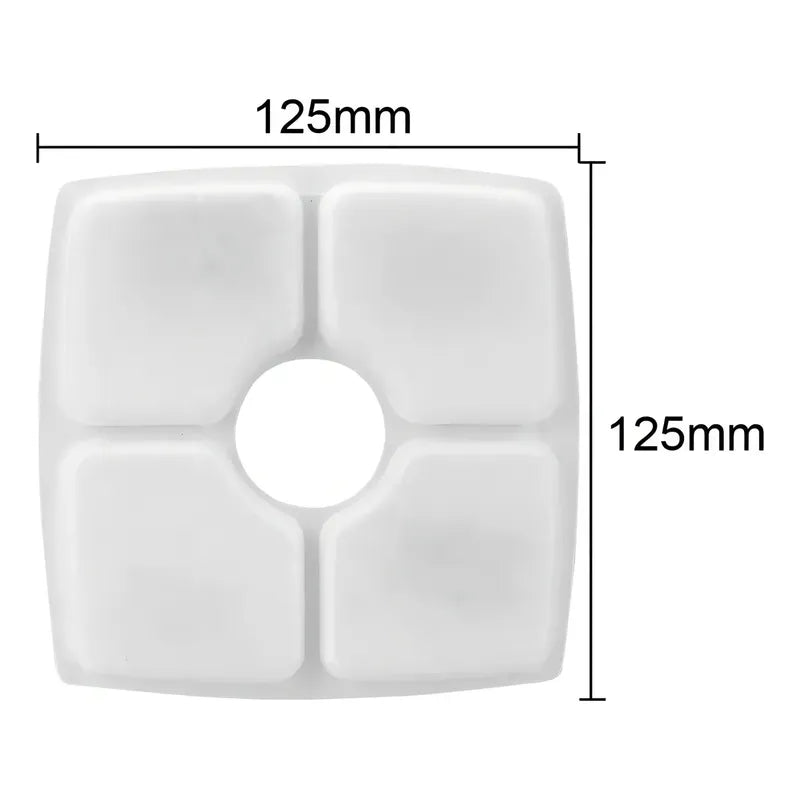 Filtros De Repuesto Para Fuente De Agua Para Mascotas 4 Unid Color Blanco