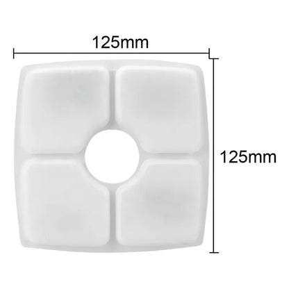 Filtros De Repuesto Para Fuente De Agua Para Mascotas 4 Unid Color Blanco
