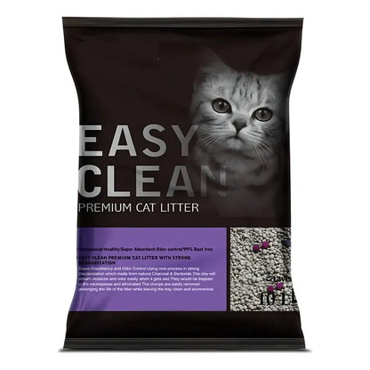 Arena Aglutinante Para Gatos Easy Clean Lavanda 8 Kg