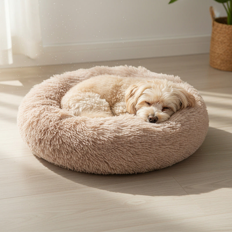 Cama Cojín Antiestrés Para Perros Y Gatos Talla M 50 Cm