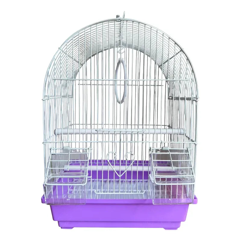Jaula techo oval morada