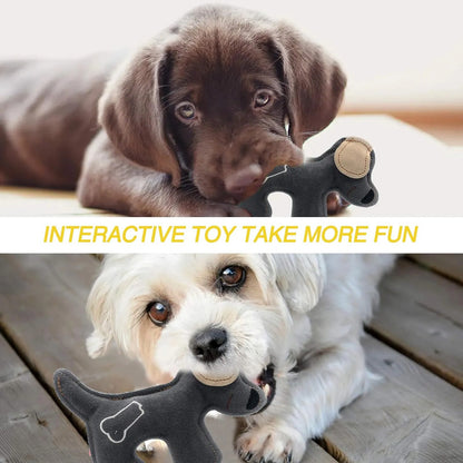 Peluche perrito de cuero