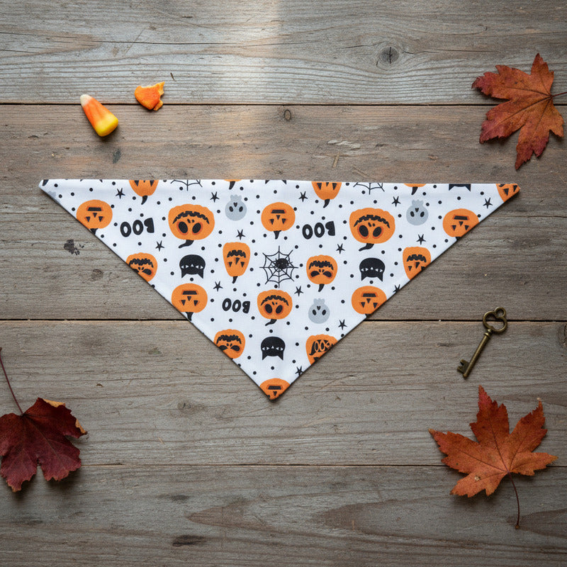 Bandana de Halloween blanco