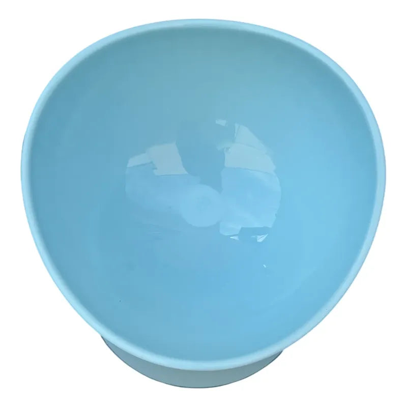 Plato Para Perros Y Gatos Inclinado Elevado Azul