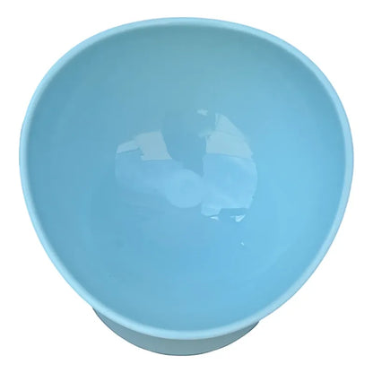 Plato Para Perros Y Gatos Inclinado Elevado Azul