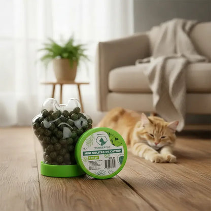 Mini bolitas de catnip