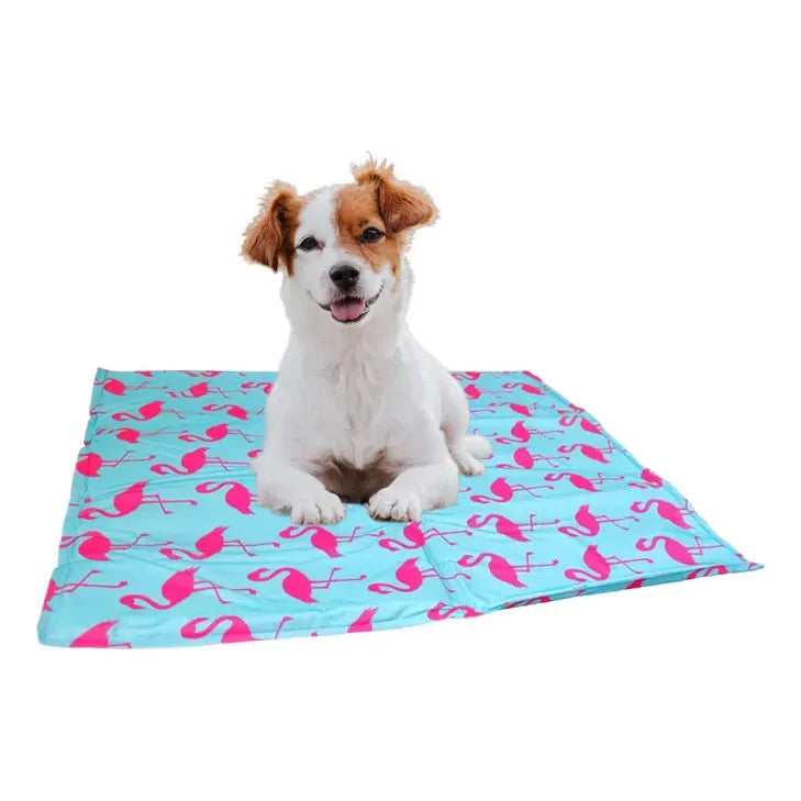 Manta refrescante Talla XL flamencos
