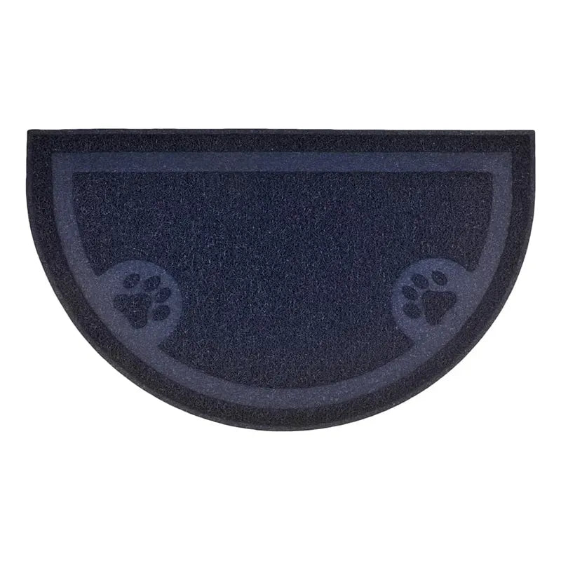 Alfombra Para Gatos Con Huellas Multiusos Baño Plato Azul
