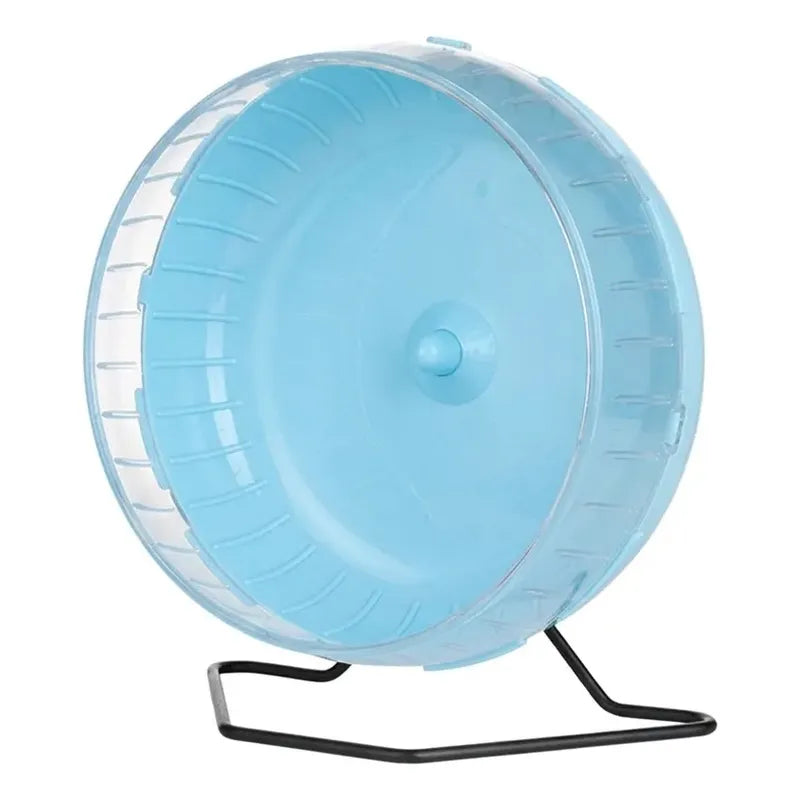 Rueda De Ejercicio Para Roedores 30 Cm Silenciosa Azul Acero