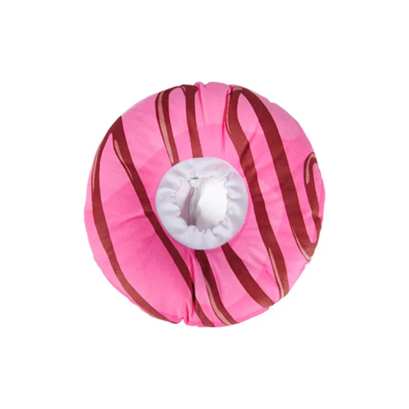 Collar Isabelino Para Perros Y Gatos Diseño Dona Talla L Variado Dona L